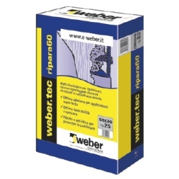 Weber Ripara60 25 kg per ripristinare, riparare e proteggere calcestruzzo armato