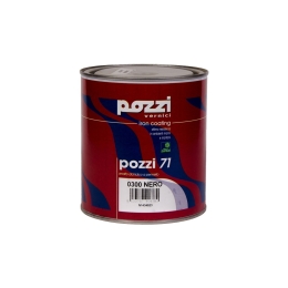 Smalto lucido nero per ferro, legno ed intonaco Pozzi 71 0,75 lt