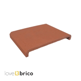 Coprimuro in cotto interno 15,5 cm con trattamento idrorepellente Cotto Furnò