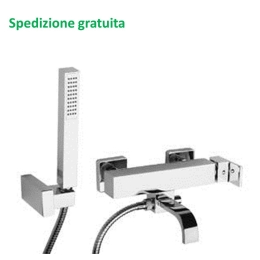 Miscelatore vasca doccia duplex Paini serie Dax 84CR105TA cromato