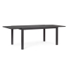 Set Da Pranzo Da Esterno Tavolo 90x160-240 + 8 Sedie Antracite