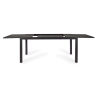Set Da Pranzo Da Esterno Tavolo 90x160-240 + 8 Sedie Antracite