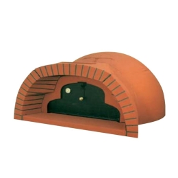 Forno a legna prefabbricato 110 x 110 cm con sportello largo mod. Liguria Di Fiore Forni