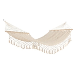 Amaca In Corda Intrecciata Con Asta In Legno 100x200 Lilia Bizzotto