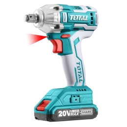 Avvitatore A Impulsi A Batteria 20V + 2 Batterie 2.0Ah E Caricatore Total