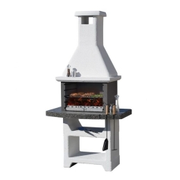 Barbecue A Legna In Muratura Granulato 114x71x226 Tyne Crystal Sunday