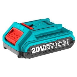 Batteria Ricaricabile 20V-2Ah Per Elettroutensili Total TOTTFBLI2001E