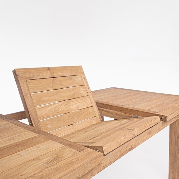 Tavolo Allungabile 160-220 In Legno Massello Rustico Bounty Bizzotto