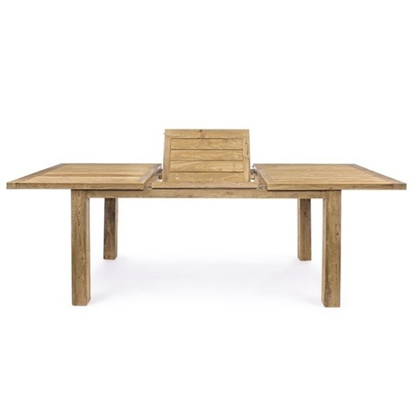 Tavolo Allungabile 160-220 In Legno Massello Rustico Bounty Bizzotto