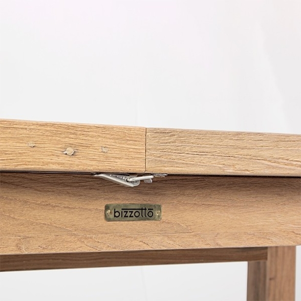 Tavolo Allungabile 160-220 In Legno Massello Rustico Bounty Bizzotto