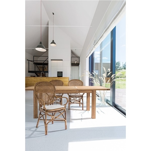 Tavolo Allungabile 160-220 In Legno Massello Rustico Bounty Bizzotto