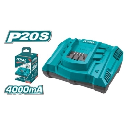 Caricabatteria Rapido Total 4 Ah - 20V Per Batterie Total Utensili
