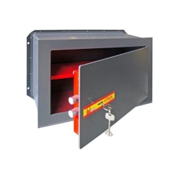 Cassaforte A Muro Da Incasso 26x15x18 Cm In Acciaio Con Chiave Utilia
