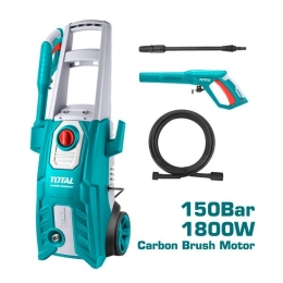 Idropulitrice 150 Bar 1800 W Con Tubo E Pistola 6 l/min Total Accessoriata