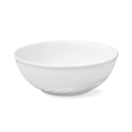 Lavabo da appoggio tondo in ceramica Bianco 40 cm per bagno