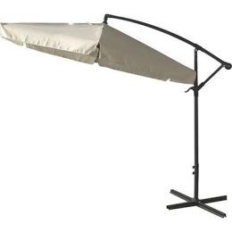 Ombrellone Da Giardino Decentrato 3 metri Girevole Beige