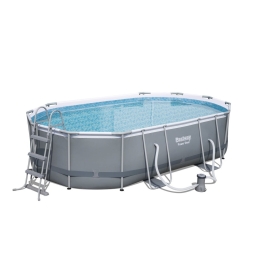 Piscina fuori terra ovale 488x305x107cm con pompa Bestway 424.00