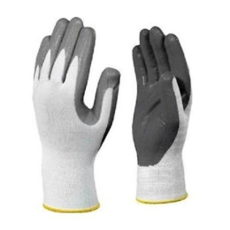 Guanti da lavoro in nitrile grigio