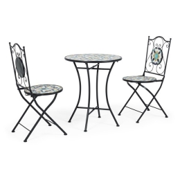 Set bistrot Bizzotto da arredo esterno effetto maiolica Positano
