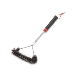 Spazzola Per Pulizia Griglia Barbecue A T Setole In Acciaio Weber 45 Cm