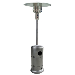 Stufa Aerea A Gas Fungo Per Esterno Patio E Bar 13 kW Con Ruote Silver