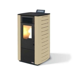 Stufa a pellet ad aria canalizzata 10.1 kW King 118C sabbia