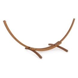 Supporto Per Amache Da Esterno Curvo In Legno 316x119xH125 cm Bizzotto