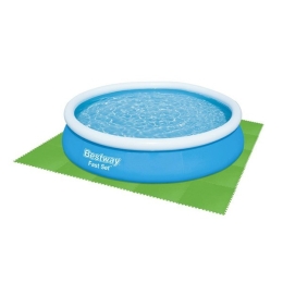 Tappeto Piscina Fuori Terra Fondo 78x78 Cm 9 Pezzi - 5,5 mq Bestway