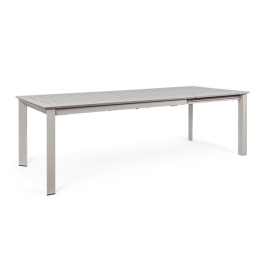 Tavolo Allungabile In Alluminio Rastin Per Esterni 100x160-240 Konnor Bizzotto
