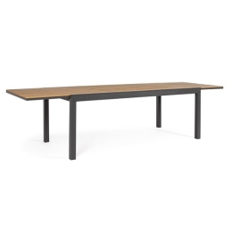 Tavolo Allungabile Per Esterno In Alluminio 95x200-300 Elias Antracite Bizzotto