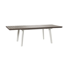 Tavolo Da Esterno Allungabile A 240 Cm In Resina Harmony Keter Cappuccino