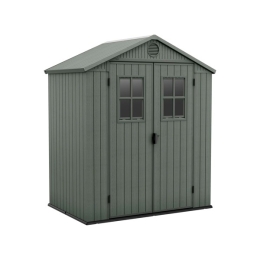 Casetta Da Giardino 190x122x221H Darwin 6x4 Verde Keter - 2 Finestre