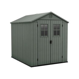 Casetta Da Giardino 190x244x221H Darwin 6x8 Verde Keter - 2 Finestre