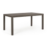 Tavolo In Alluminio Allungabile Da Esterno 90x160-240 Cm Tortora
