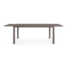 Tavolo In Alluminio Allungabile Da Esterno 90x160-240 Cm Tortora