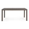 Tavolo In Alluminio Allungabile Da Esterno 90x160-240 Cm Tortora
