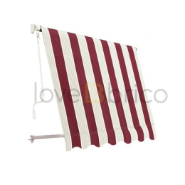 Tenda Da Sole Sangiorgio 250x250 A Caduta Senza Cassonetto Bordeaux