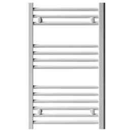 Termoarredo bianco Lazzarini interasse 40 cm altezza 80 cm in acciaio