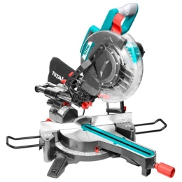 Troncatrice Radiale 1800 W Taglio 0-45° Con Barra Di Scorrimento Total