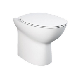 WC Filo Muro Morning Rimless RAK Ceramics bianco con copriwater incluso