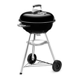 Weber Compact 47 Cm Barbecue A Carbone Kettle Grill Nero Tondo