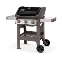 Barbecue A Gas Weber Spirit II E310 tre bruciatori griglia GBS nero
