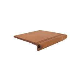 Gradino Klinker rigato (antiscivolo) 33 x 24 cm marrone Gresmanc Rodamanto