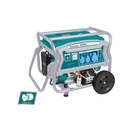 Generatore Di Corrente Carrellato 6,5 kW Motore 4 Tempi Total Benzina