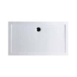 Piatto doccia rettangolare 80x100x6,5 slim porcellana bianco Ferdy