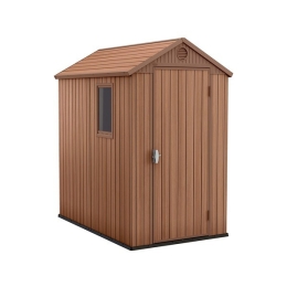 Casetta Da Giardino 125,8x184,5x205,1H Cm Darwin 4x6 Marrone Keter