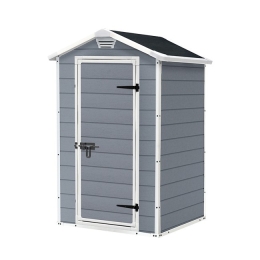 Casetta Da Giardino In Resina 129x103x196H Cm Manor 4x3 Grigio Keter