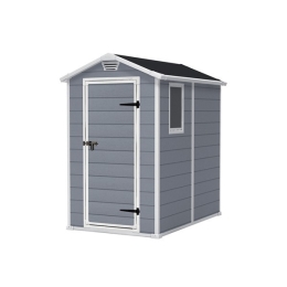 Casetta Da Giardino In Resina 130x192x198H Cm Manor 4x6 Grigio Keter