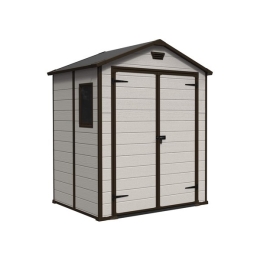 Casetta Da Giardino In Resina 185x152x226H Cm Manor 6x5 Beige Keter