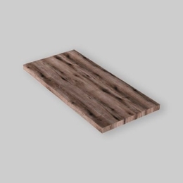 Mensola Da Bagno Per Lavabo Da Appoggio 80x46x4 Cm Rovere Scuro